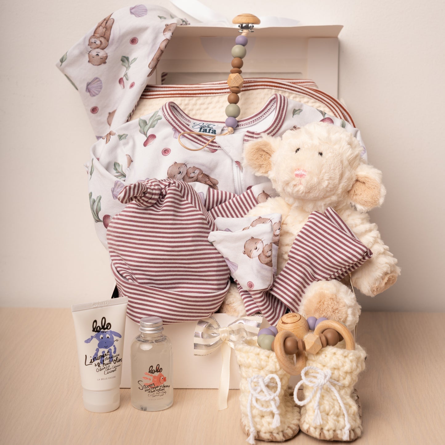 Panier cadeau de bienvenue à la maison