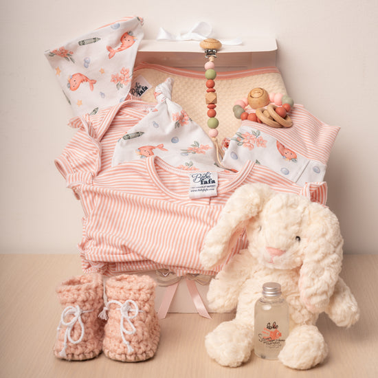 Panier-cadeau bébé personnalisé