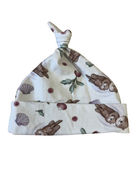 Panier cadeau doux câlin motifs loutres