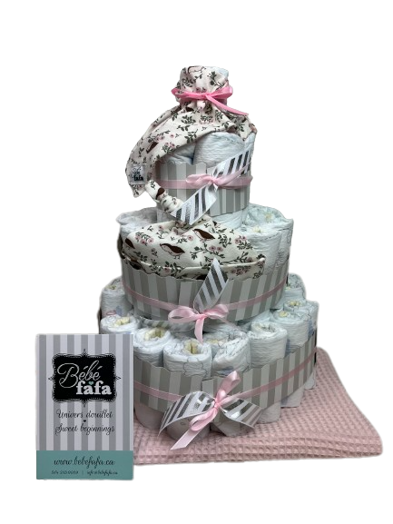 Gâteau de couches - (personnalisé) – Bébé Fafa