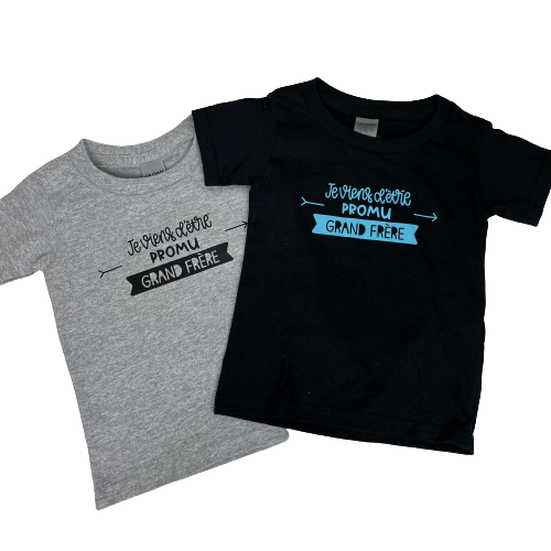 Spreadshirt T-Shirt Bébé Bio 'Je Vais Être Grand Frère' Assistant Pandas Mignons
