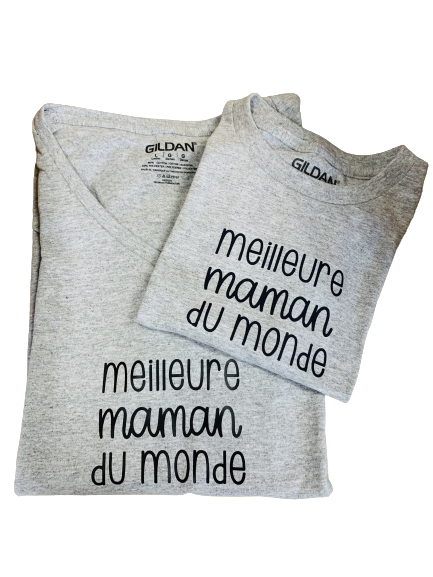Duo t-shirt maman et enfant